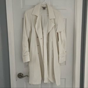 Kenar Off White Coat